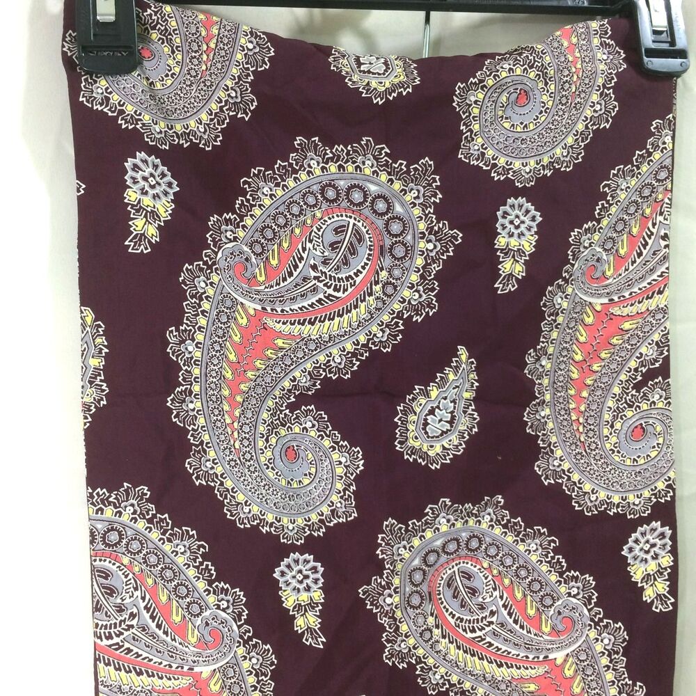 Vintage 1940s Cisco Rayon Men's Tuxedo Scarf Burgundy Paisley Art Deco Fringe